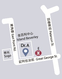 Map to Causeway Bay